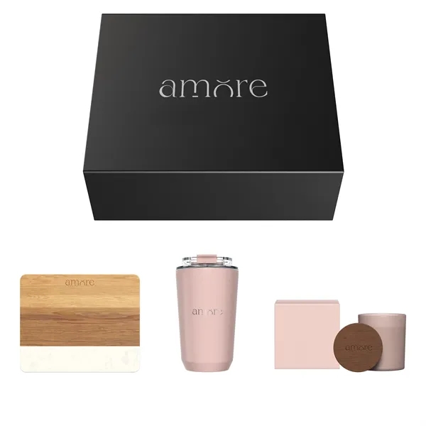 Gift Set includes LF103 - BROOKE ACACIA WOOD AND FAUX MARBLE... from ASI 88660 Spector & Co.