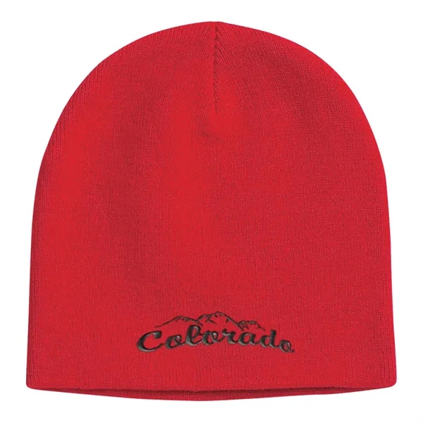 Knit Beanie Cap.  100% Acrylic.  One Size Fits All.... from ASI 61125 Hit Promotional Products / Hit®