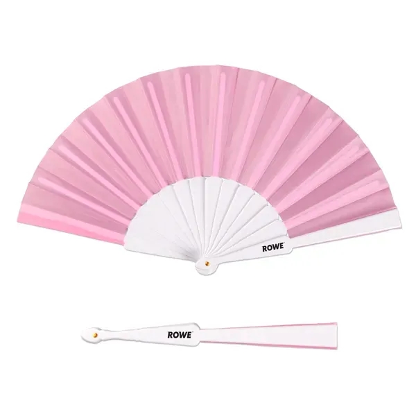 Rainbow-colored foldable hand fan.... from ASI 98360 WOWLine / WOWLine®