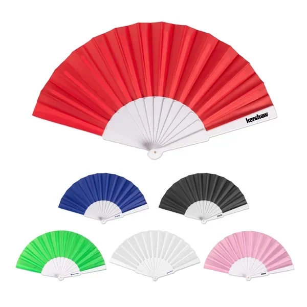 Rainbow-colored foldable hand fan.... from ASI 98360 WOWLine / WOWLine®