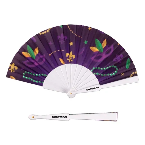 Holiday colored foldable hand fan.... from ASI 98360 WOWLine / WOWLine®