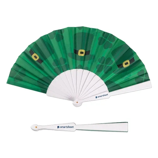 Holiday colored foldable hand fan.... from ASI 98360 WOWLine / WOWLine®
