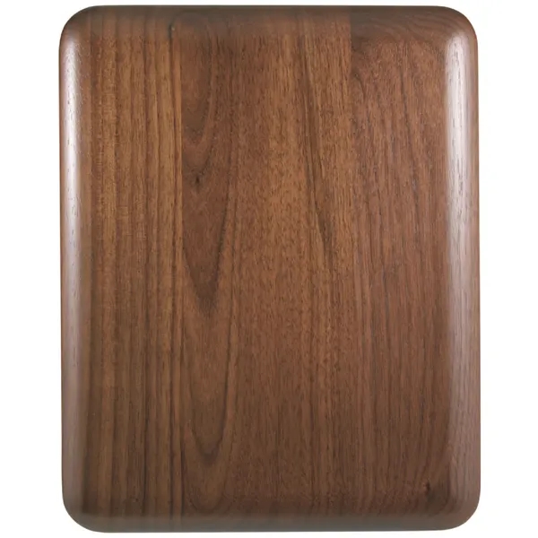 10 1/2" x 13" x 3/4" walnut wood plaque with elliptical... from ASI 74601 Calico