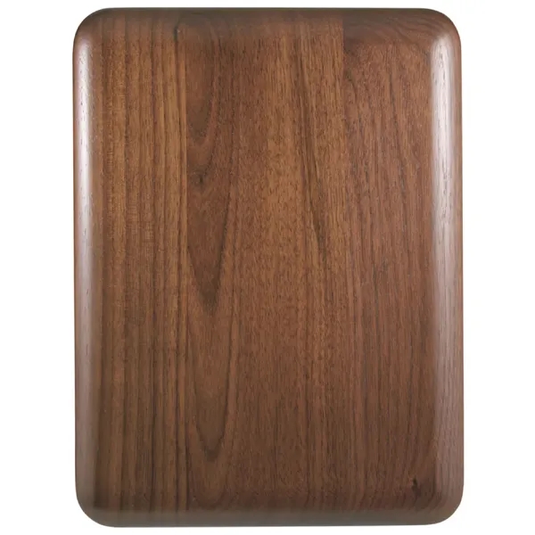 6" x 8" x 3/4" walnut plaque with elliptical edge and... from ASI 74601 Calico