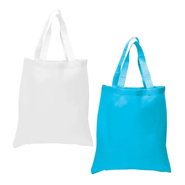 5.5 oz. canvas tote bag plus 1 color heat transfer imprint... from ASI 37218 Athena Promo (tm)
