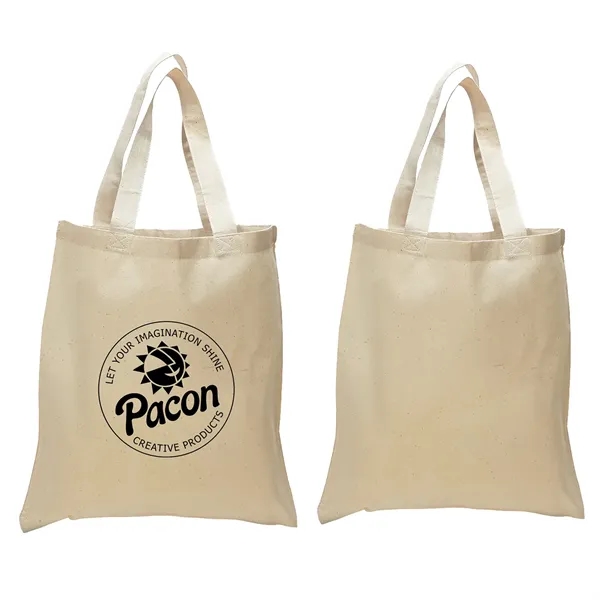 5.5 oz. canvas tote bag plus 1 color heat transfer imprint... from ASI 37218 Athena Promo (tm)