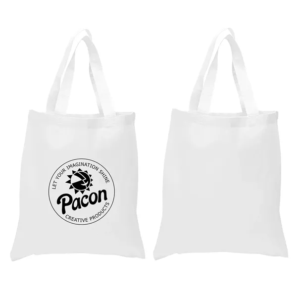5.5 oz. canvas tote bag plus 1 color heat transfer imprint... from ASI 37218 Athena Promo (tm)