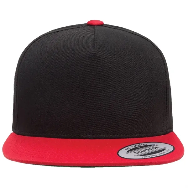 Yupoong 6007 YP Classics Five-Panel Hat with leatherette patches or embroidery... from ASI 74601 Calico