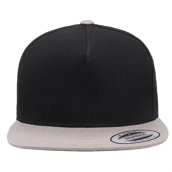Yupoong 6007 YP Classics Five-Panel Hat with leatherette patches or embroidery... from ASI 74601 Calico