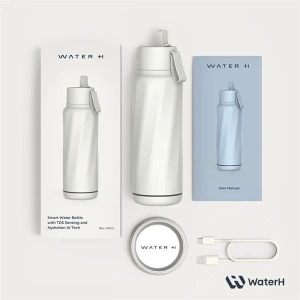 Water H® VITA Flip Lid Smart Bottle... from ASI 84592 St Regis Group
