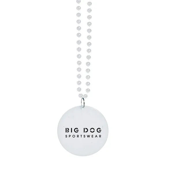 Customize these medallion beaded necklaces with your logo for a refreshing... from ASI 52710 Lincoln Line