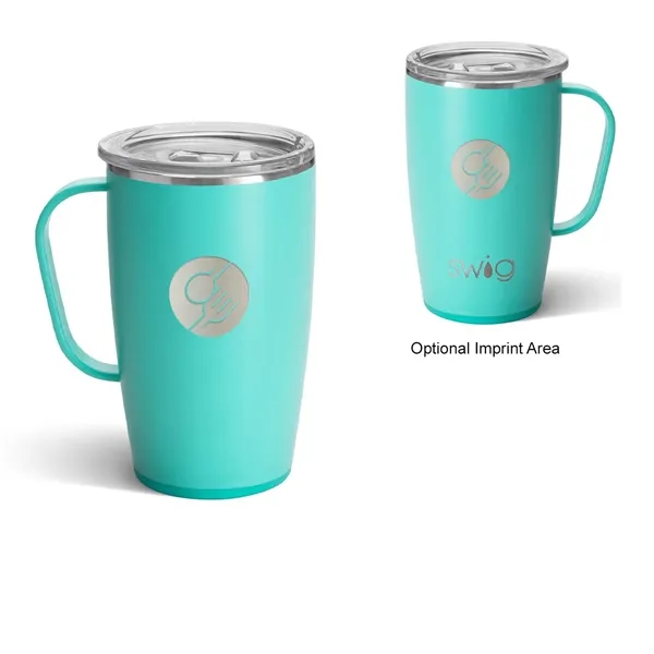 18-ounce double wall insulated stainless steel Swig Life tumbler in assorted... from ASI 61125 Hit Promotional Products / Hit®