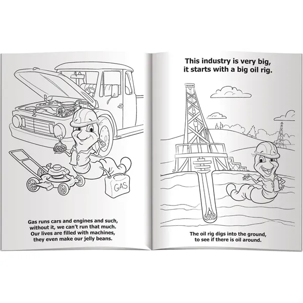 Coloring Book - Oil & Gas Natural Resources.... from ASI 54100 Fields Manufacturing Inc / Better Life Line