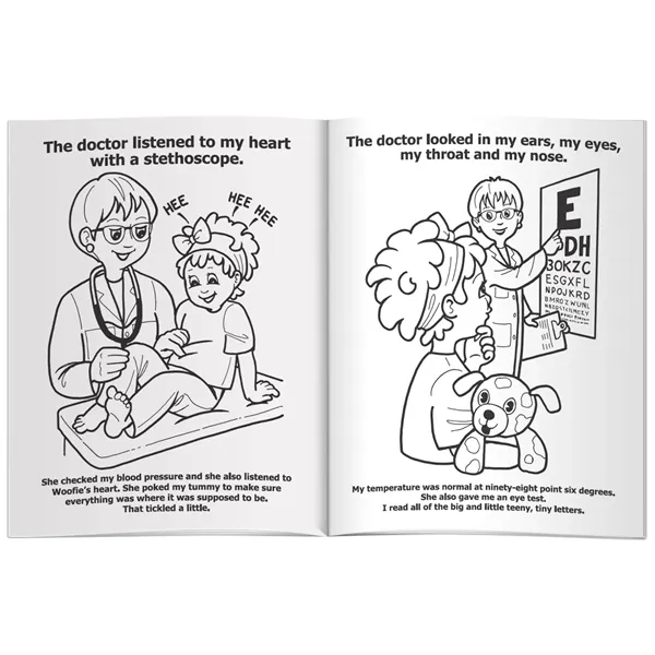 Coloring Book - Let's Go to the Doctor... from ASI 54100 Fields Manufacturing Inc / Better Life Line
