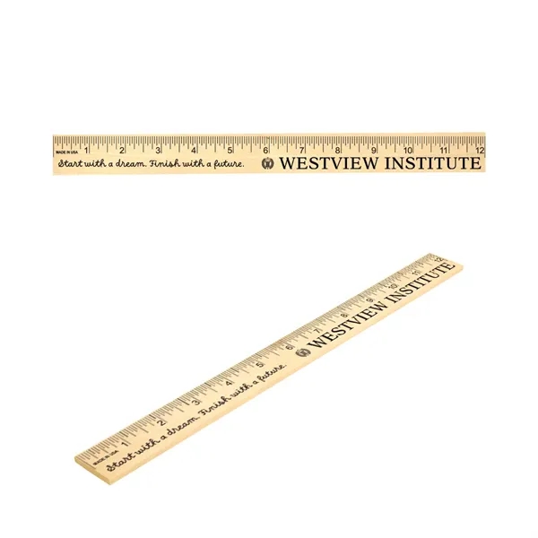 12" wooden ruler.... from ASI 61125 Hit Promotional Products / Hit®