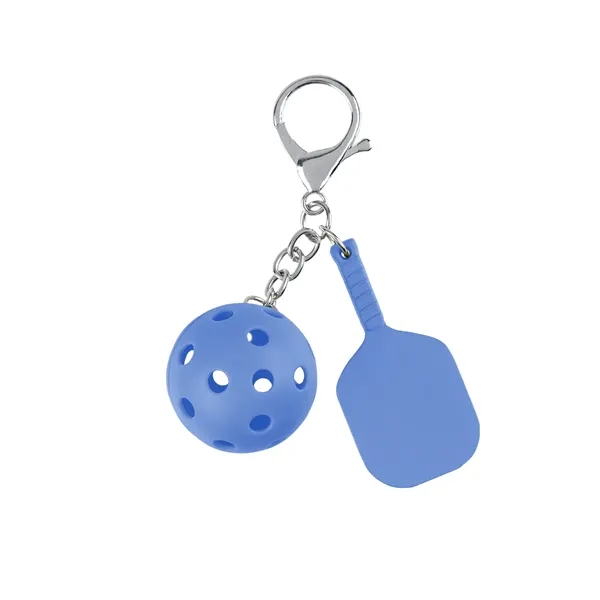 Pickleball-themed keychain with lobster claw attachment.... from ASI 61125 Hit Promotional Products / Hit®