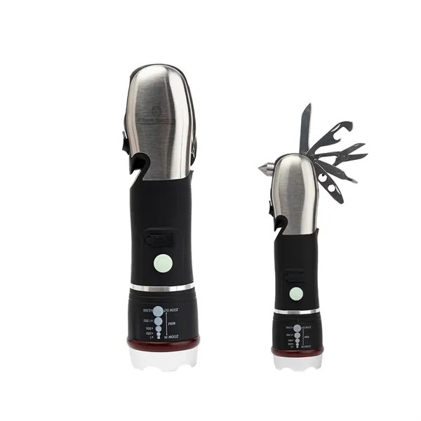 Emergency COB flashlight and multi-tool.... from ASI 61125 Hit Promotional Products / Hit®