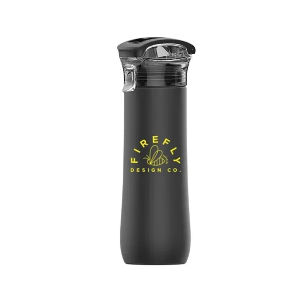 23oz vacuum insulated stainless steel bottle with locking lid and handle-perfect... from ASI 67557 LimeLight Ent
