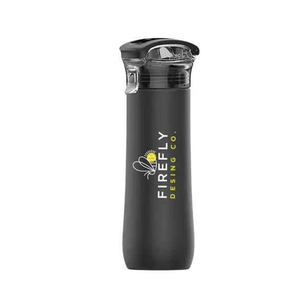 23oz vacuum insulated stainless steel bottle with locking lid and handle-perfect... from ASI 67557 LimeLight Ent