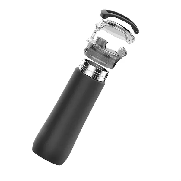 23oz vacuum insulated stainless steel bottle with locking lid and handle-perfect... from ASI 67557 LimeLight Ent