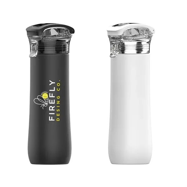 23oz vacuum insulated stainless steel bottle with locking lid and handle-perfect... from ASI 67557 LimeLight Ent