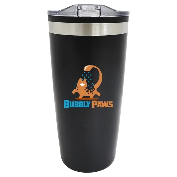 20oz double wall tumbler with stainless steel exterior, plastic liner, and... from ASI 67557 LimeLight Ent