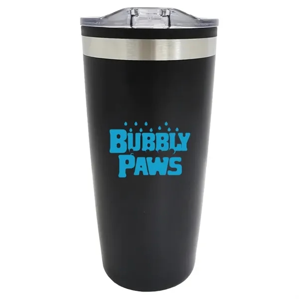 20oz double wall tumbler with stainless steel exterior, plastic liner, and... from ASI 67557 LimeLight Ent