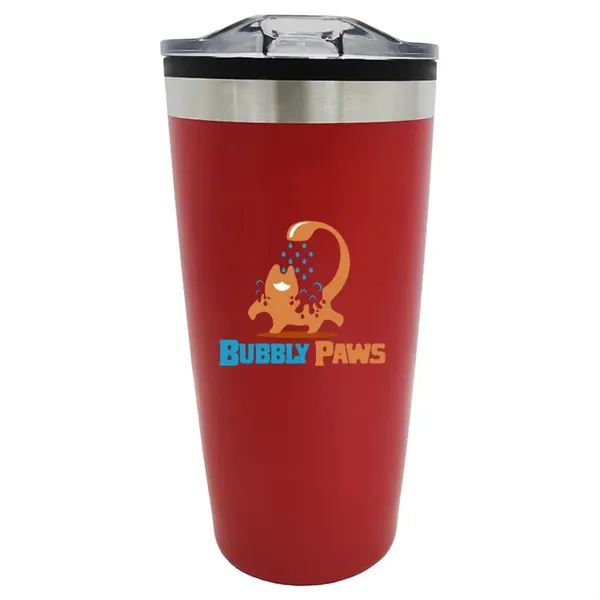 20oz double wall tumbler with stainless steel exterior, plastic liner, and... from ASI 67557 LimeLight Ent