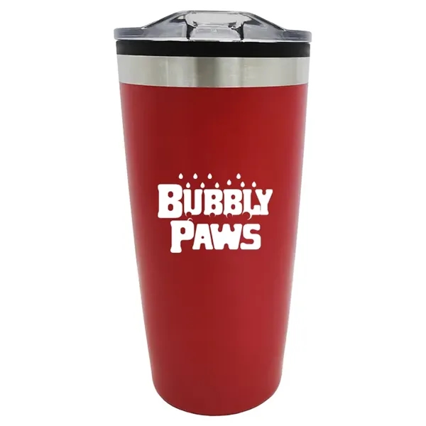 20oz double wall tumbler with stainless steel exterior, plastic liner, and... from ASI 67557 LimeLight Ent