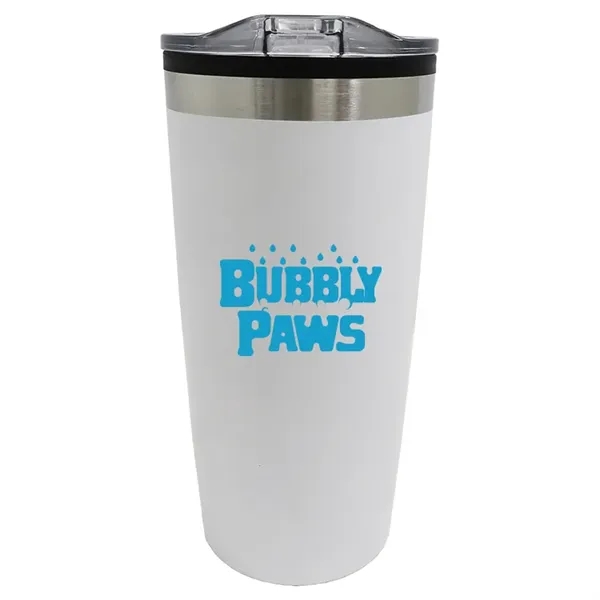 20oz double wall tumbler with stainless steel exterior, plastic liner, and... from ASI 67557 LimeLight Ent