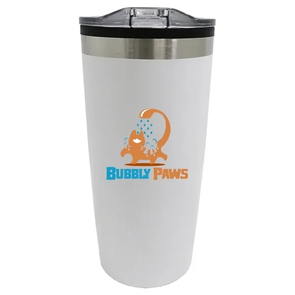 20oz double wall tumbler with stainless steel exterior, plastic liner, and... from ASI 67557 LimeLight Ent