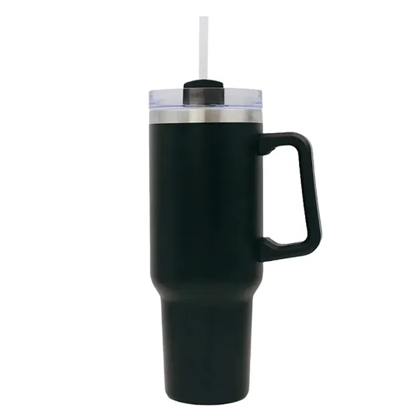 40oz vacuum insulated stainless steel mug with powder finish, sliding lid,... from ASI 67557 LimeLight Ent