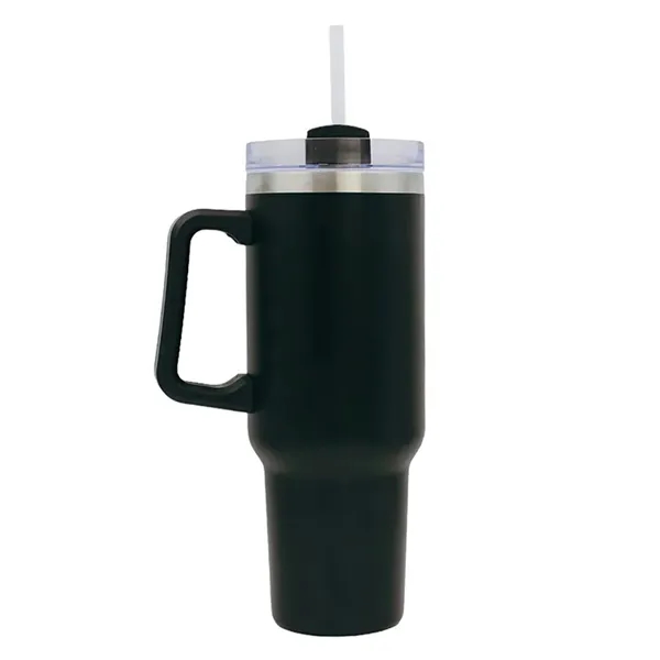 40oz vacuum insulated stainless steel mug with powder finish, sliding lid,... from ASI 67557 LimeLight Ent