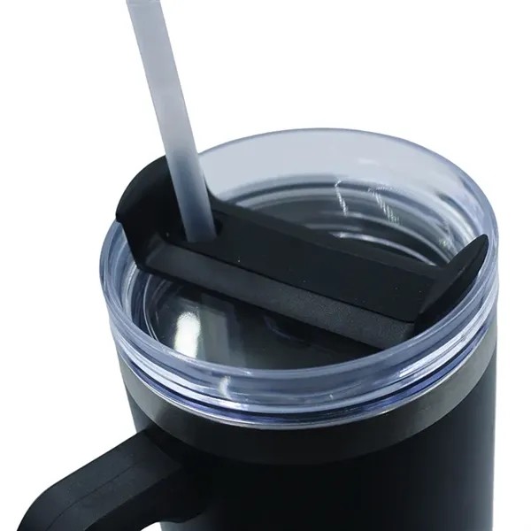 40oz vacuum insulated stainless steel mug with powder finish, sliding lid,... from ASI 67557 LimeLight Ent