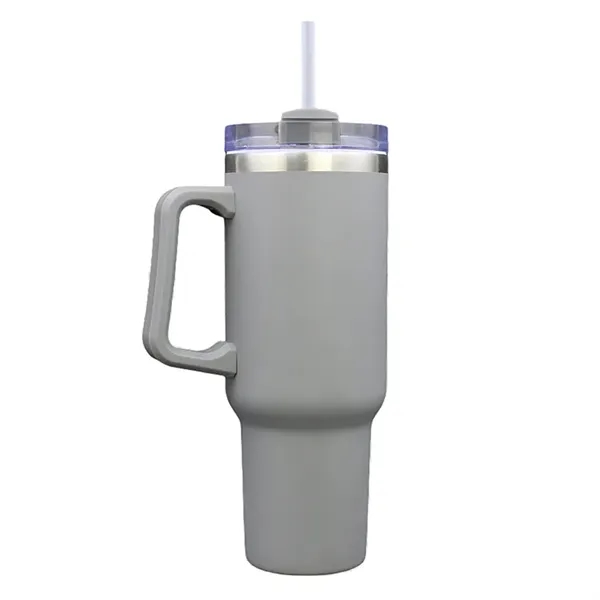 40oz vacuum insulated stainless steel mug with powder finish, sliding lid,... from ASI 67557 LimeLight Ent