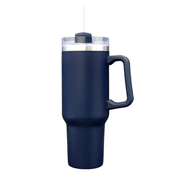 40oz vacuum insulated stainless steel mug with powder finish, sliding lid,... from ASI 67557 LimeLight Ent