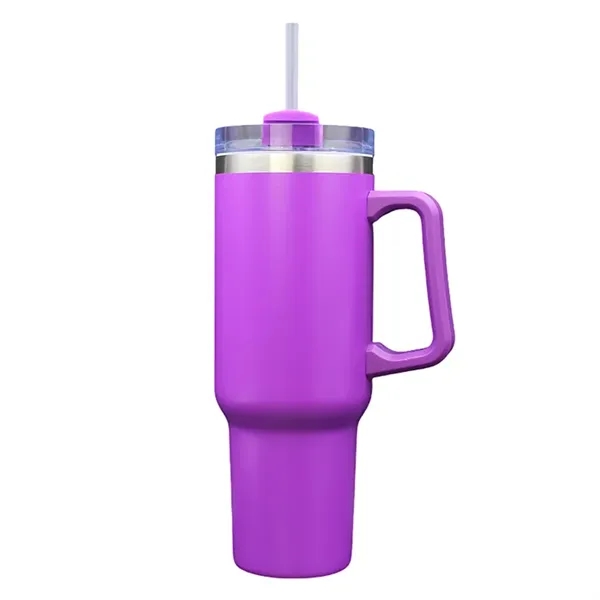 40oz vacuum insulated stainless steel mug with powder finish, sliding lid,... from ASI 67557 LimeLight Ent