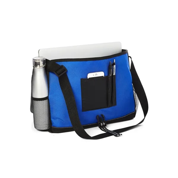 3.125" x 12.25" x 15" 210 and 600 Denier polyester messenger-style... from ASI 79530 Prime Line