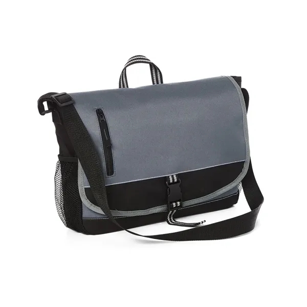 3.125" x 12.25" x 15" 210 and 600 Denier polyester messenger-style... from ASI 79530 Prime Line