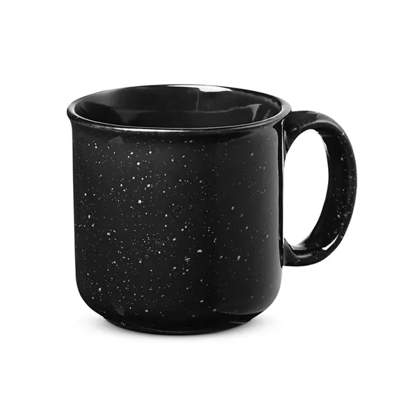 Campfire ceramic stonewear mug that measures 3.6" H x 4" diameter... from ASI 79530 Prime Line