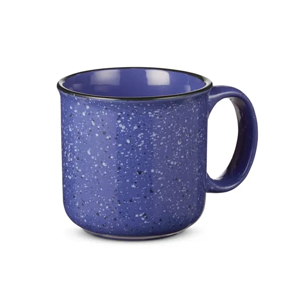 Campfire ceramic stonewear mug that measures 3.6" H x 4" diameter... from ASI 79530 Prime Line