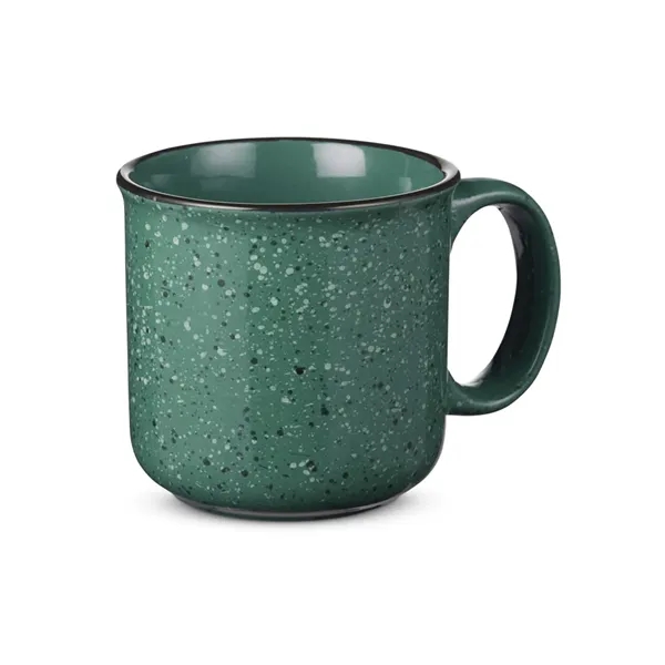 Campfire ceramic stonewear mug that measures 3.6" H x 4" diameter... from ASI 79530 Prime Line