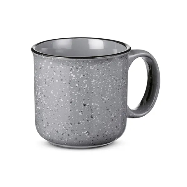 Campfire ceramic stonewear mug that measures 3.6" H x 4" diameter... from ASI 79530 Prime Line