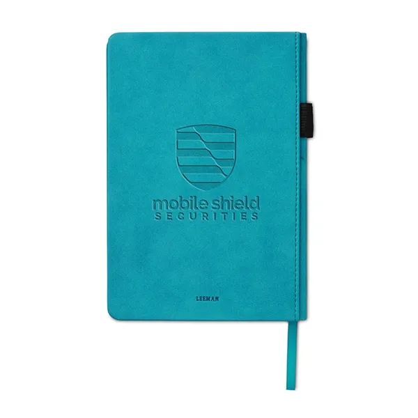 5.875" x 8.375" x 0.625" Leeman™ Nuba journal with 96 cream-colored... from ASI 79530 Prime Line