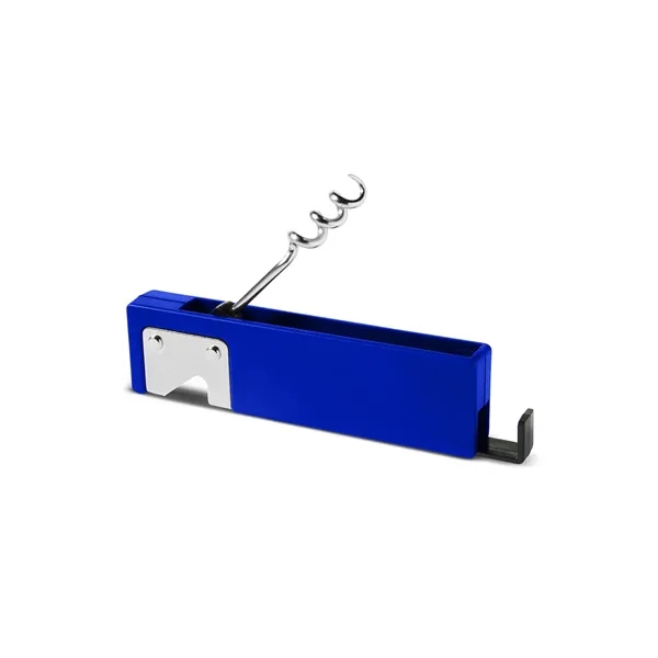 Bottle opener with a phone stand and corkscrew.... from ASI 79530 Prime Line