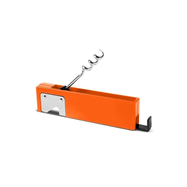 Bottle opener with a phone stand and corkscrew.... from ASI 79530 Prime Line