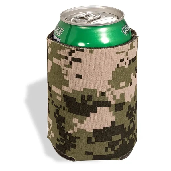 Insulating can cooler sleeve that collapsible; made of polyester foam.... from ASI 79530 Prime Line