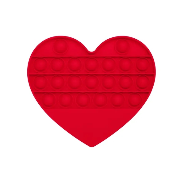 Push Pop Bubble Heart Shape Fidget Sensory Toy... from ASI 79530 Prime Line