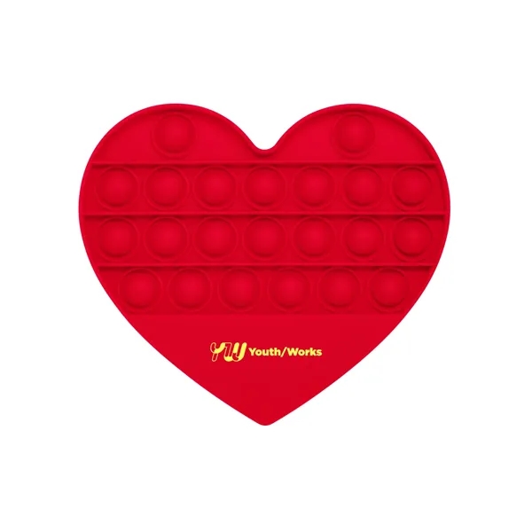 Push Pop Bubble Heart Shape Fidget Sensory Toy... from ASI 79530 Prime Line