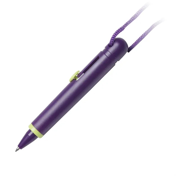 Push action mini plastic ballpoint with vibrant colors and color matching... from ASI 68190 Lungsal / Lungsal
